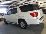 2002 Toyota Sequoia Limited White vin: 5TDZT38A42S136631