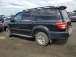 2002 Toyota Sequoia Limited Black vin: 5TDZT38A52S131406