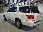 2002 Toyota Sequoia Limited White vin: 5TDZT38A62S080630