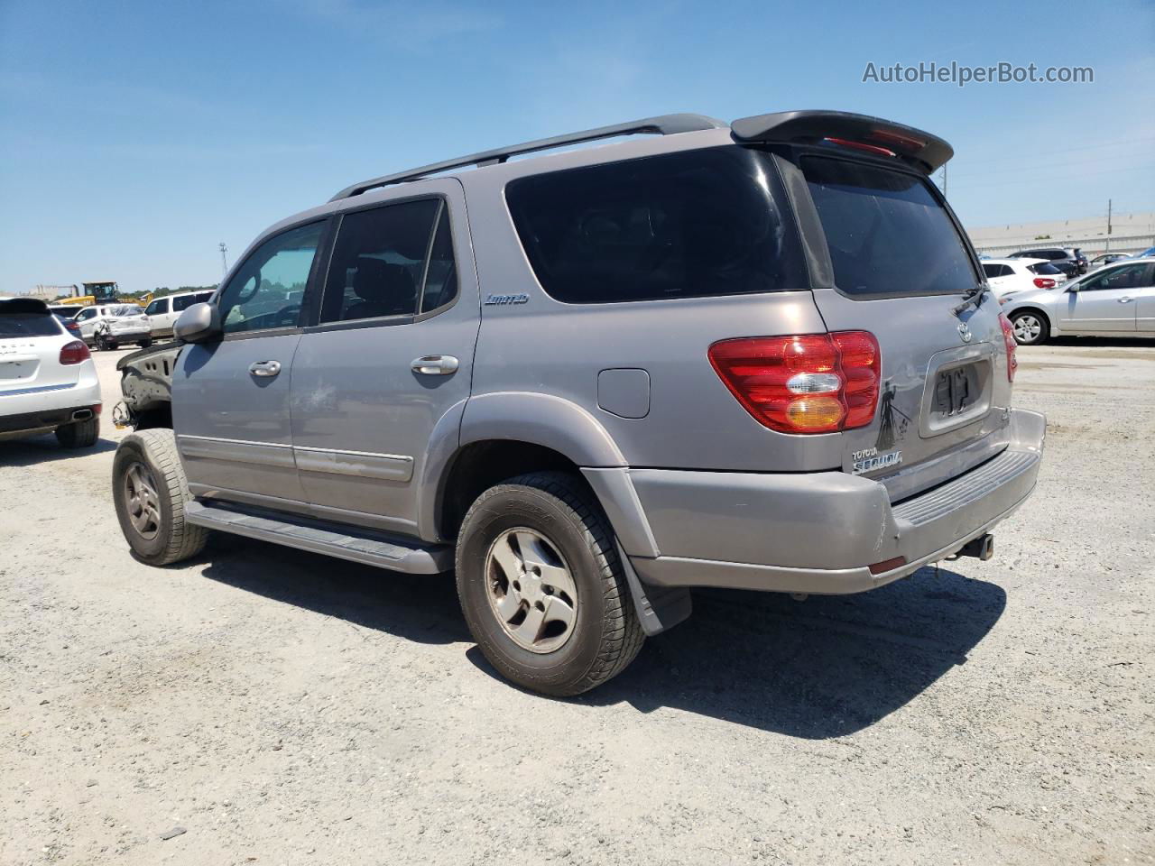 2002 Toyota Sequoia Limited Tan vin: 5TDZT38A62S088792