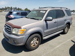 2002 Toyota Sequoia Limited Silver vin: 5TDZT38A72S060516