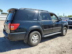 2002 Toyota Sequoia Limited Black vin: 5TDZT38A72S067286