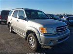2002 Toyota Sequoia Limited Silver vin: 5TDZT38A72S079227