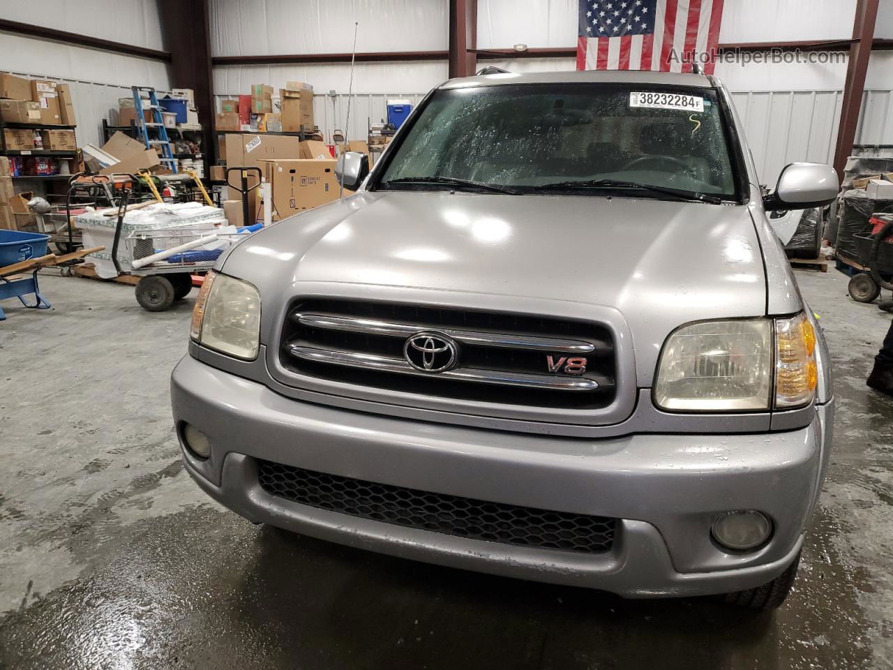 2002 Toyota Sequoia Limited Beige vin: 5TDZT38A72S124960