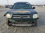 2002 Toyota Sequoia Limited Green vin: 5TDZT38A82S058631