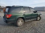 2002 Toyota Sequoia Limited Green vin: 5TDZT38A82S058631