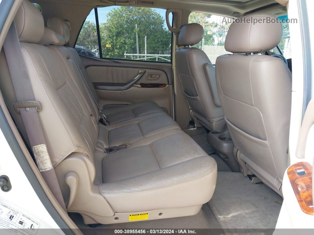 2002 Toyota Sequoia Limited V8 Белый vin: 5TDZT38A82S066809