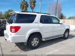 2002 Toyota Sequoia Limited V8 White vin: 5TDZT38A82S066809