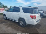 2002 Toyota Sequoia Limited White vin: 5TDZT38A82S119119