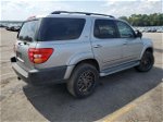 2002 Toyota Sequoia Limited Silver vin: 5TDZT38A92S099723