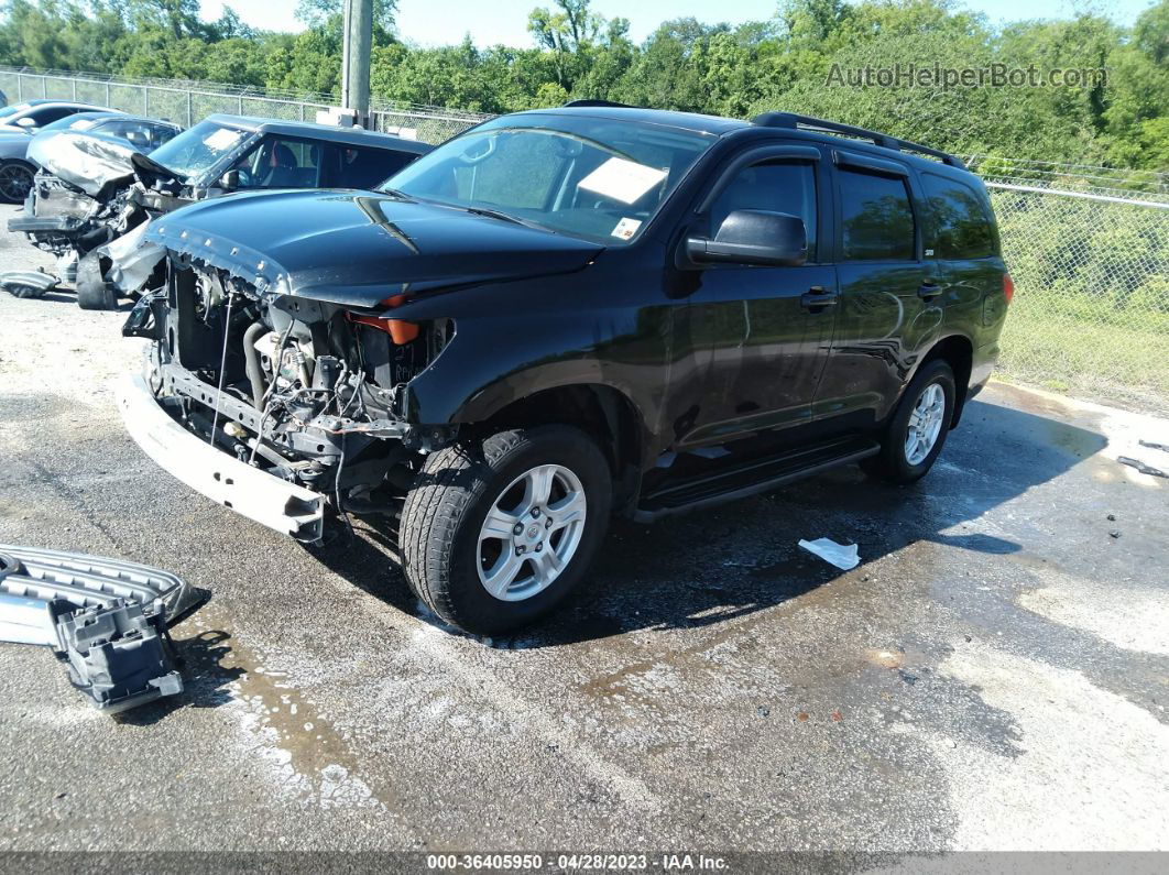 2016 Toyota Sequoia Sr5 Black vin: 5TDZY5G11GS060887