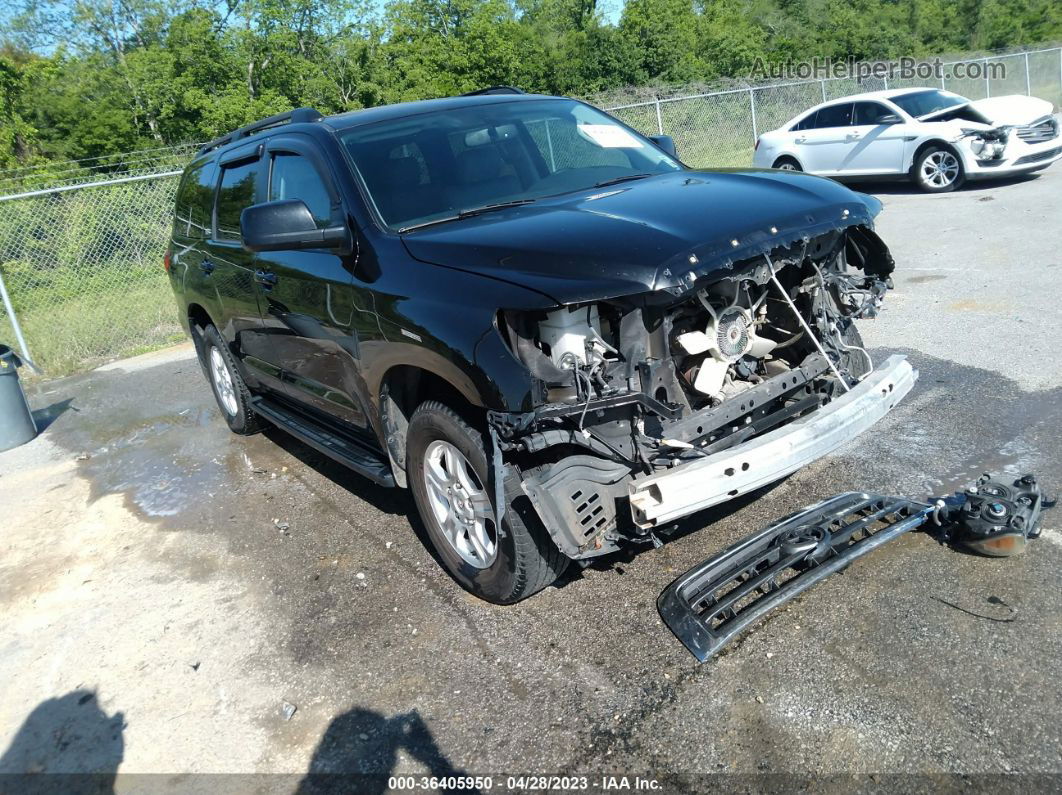 2016 Toyota Sequoia Sr5 Black vin: 5TDZY5G11GS060887