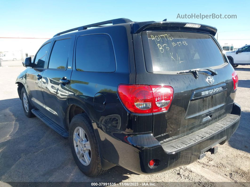 2016 Toyota Sequoia Sr5 5.7l V8 Black vin: 5TDZY5G11GS063255