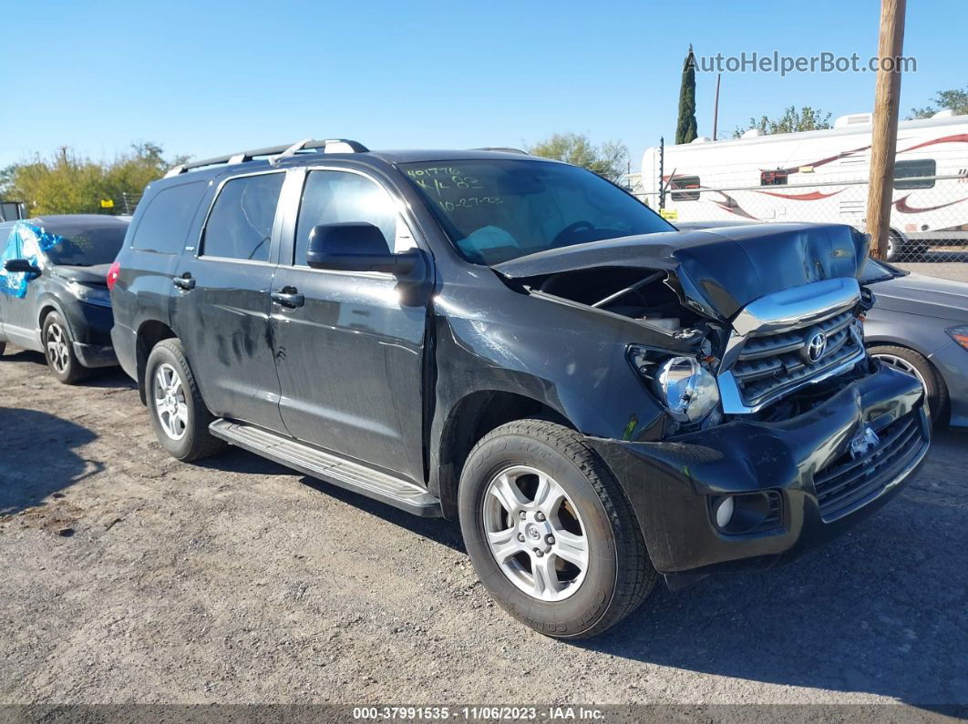 2016 Toyota Sequoia Sr5 5.7l V8 Black vin: 5TDZY5G11GS063255