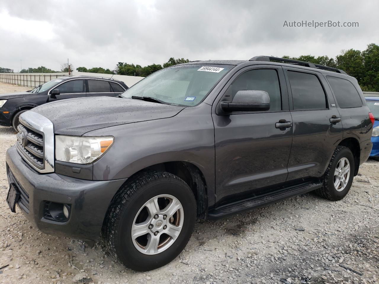 2017 Toyota Sequoia Sr5 Gray vin: 5TDZY5G11HS067243