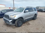 2016 Toyota Sequoia Sr5 Серебряный vin: 5TDZY5G15GS062285