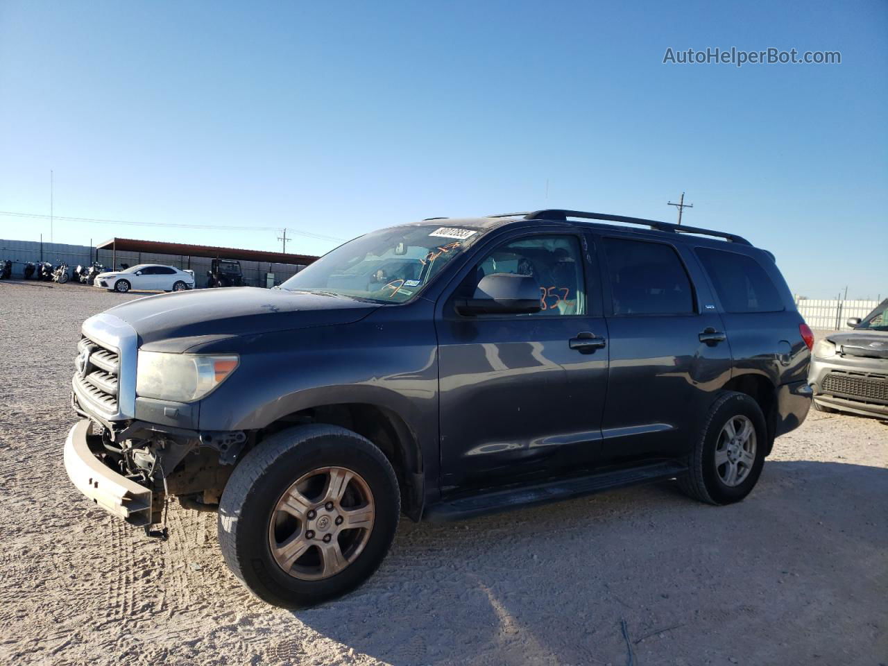 2016 Toyota Sequoia Sr5 Серый vin: 5TDZY5G15GS062609