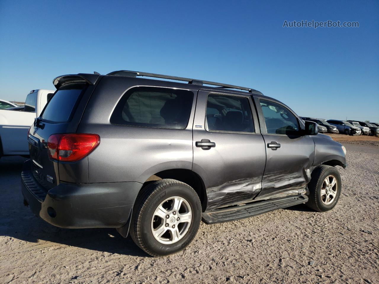 2016 Toyota Sequoia Sr5 Gray vin: 5TDZY5G15GS062609