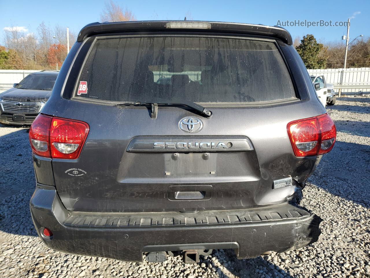 2016 Toyota Sequoia Sr5 Gray vin: 5TDZY5G16GS064840