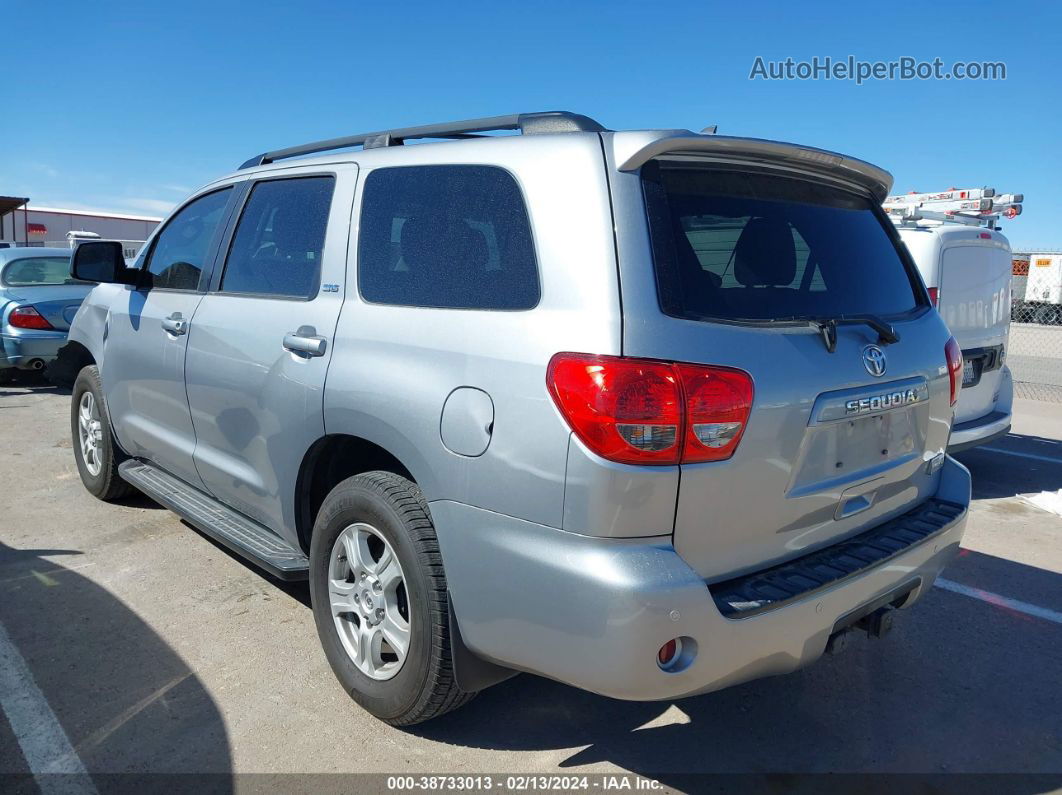 2017 Toyota Sequoia Sr5 Серебряный vin: 5TDZY5G18HS067370