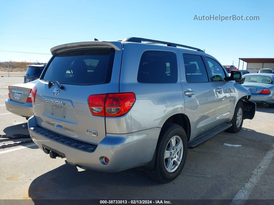 2017 Toyota Sequoia Sr5 Silver vin: 5TDZY5G18HS067370