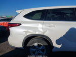 2021 Toyota Highlander Le White vin: 5TDZZRAH0MS522264