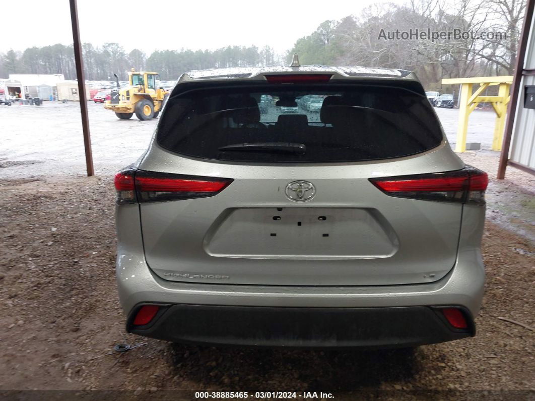 2021 Toyota Highlander Le Серебряный vin: 5TDZZRAH1MS054772