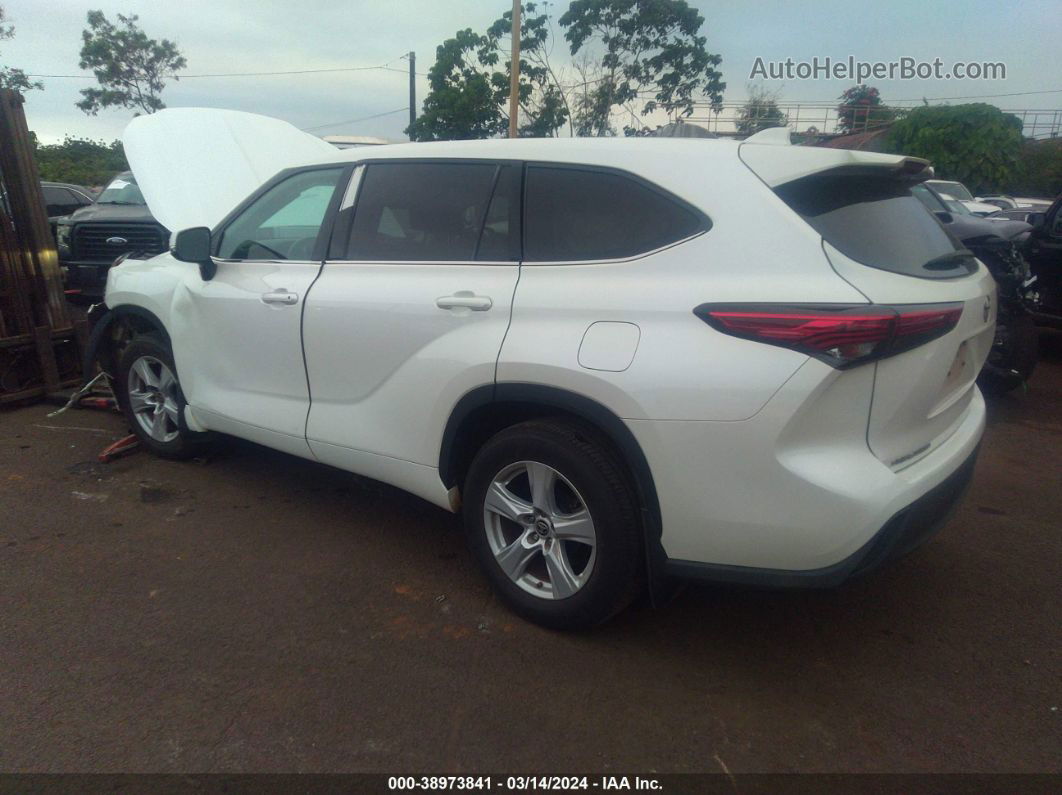 2021 Toyota Highlander L Белый vin: 5TDZZRAH3MS055762