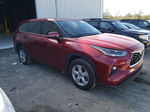 2021 Toyota Highlander L Red vin: 5TDZZRAH5MS074409