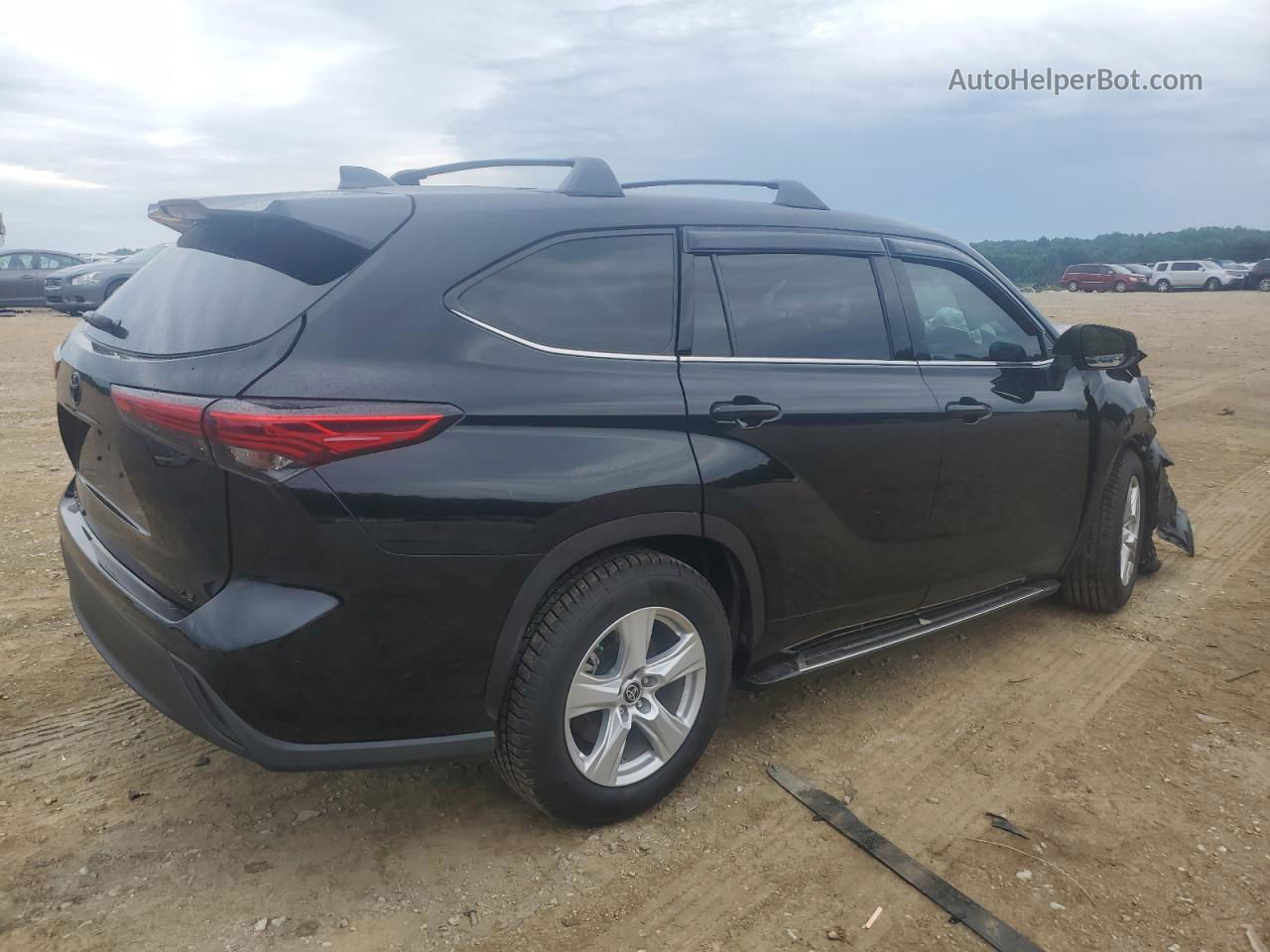 2021 Toyota Highlander L Black vin: 5TDZZRAH7MS076324