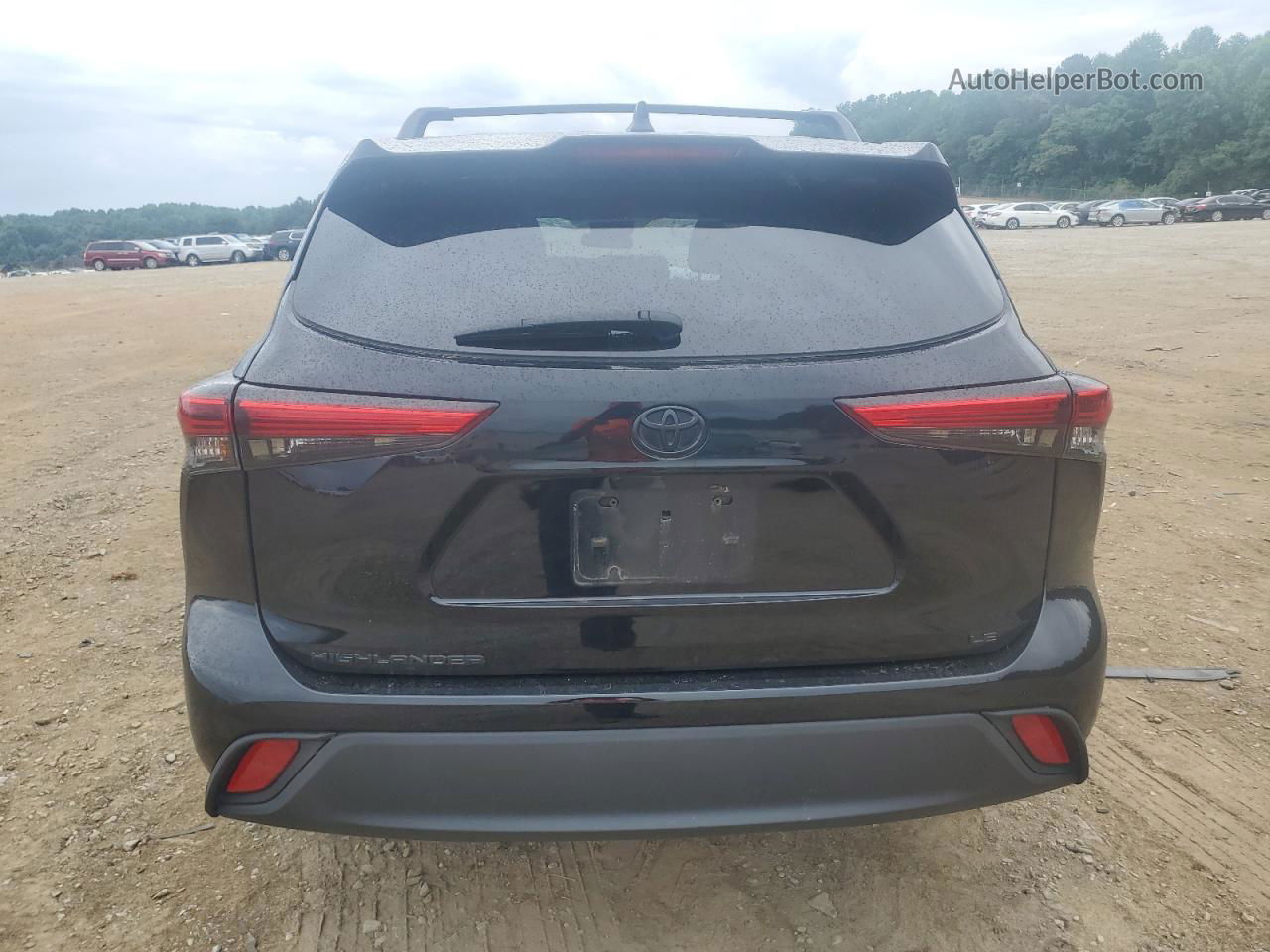 2021 Toyota Highlander L Black vin: 5TDZZRAH7MS076324