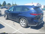 2021 Toyota Highlander Le Dark Blue vin: 5TDZZRAH9MS528788