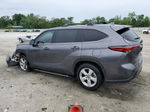 2021 Toyota Highlander L Charcoal vin: 5TDZZRAHXMS530033