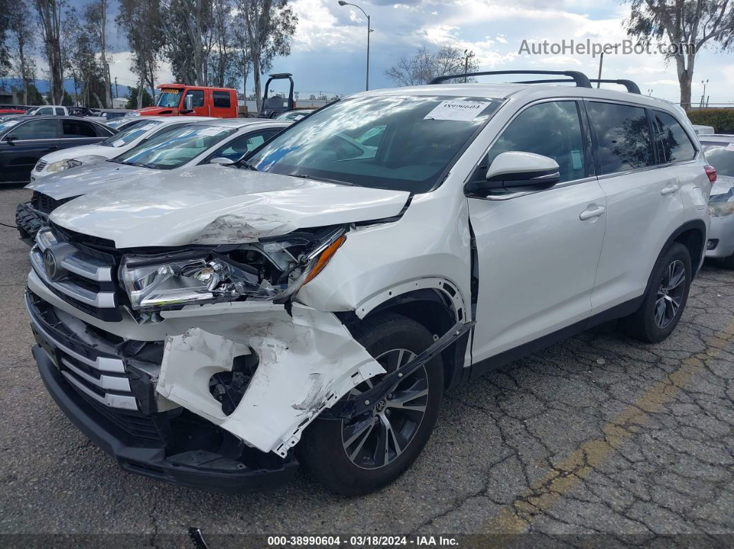 2019 Toyota Highlander Le Plus Белый vin: 5TDZZRFH1KS369304