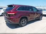 2019 Toyota Highlander Le Plus Maroon vin: 5TDZZRFH2KS322394