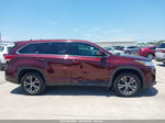 2019 Toyota Highlander Le Plus Maroon vin: 5TDZZRFH2KS322394