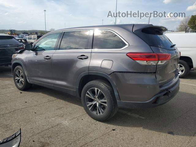 2019 Toyota Highlander Le Gray vin: 5TDZZRFH5KS302995