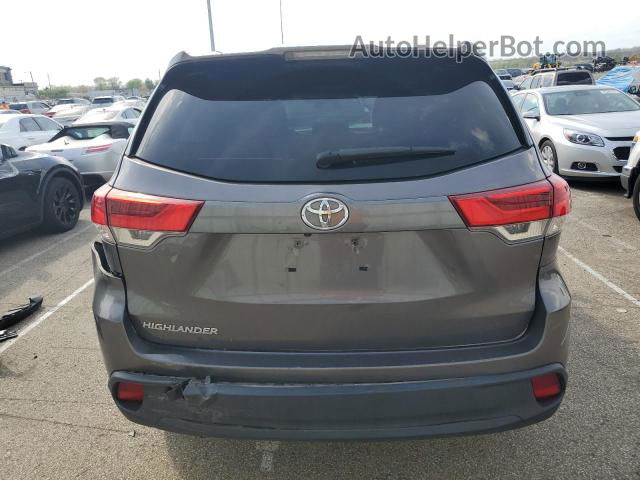 2019 Toyota Highlander Le Gray vin: 5TDZZRFH5KS302995