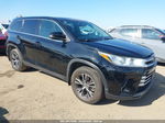 2019 Toyota Highlander Le Черный vin: 5TDZZRFH6KS300267