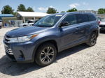 2019 Toyota Highlander Le Синий vin: 5TDZZRFH6KS303170