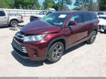 2019 Toyota Highlander Le Красный vin: 5TDZZRFH6KS358136