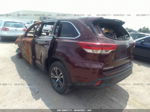 2019 Toyota Highlander Le Maroon vin: 5TDZZRFH9KS335885