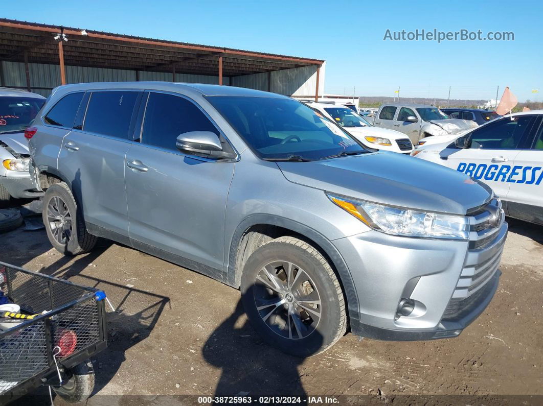 2019 Toyota Highlander Le Silver vin: 5TDZZRFHXKS313412