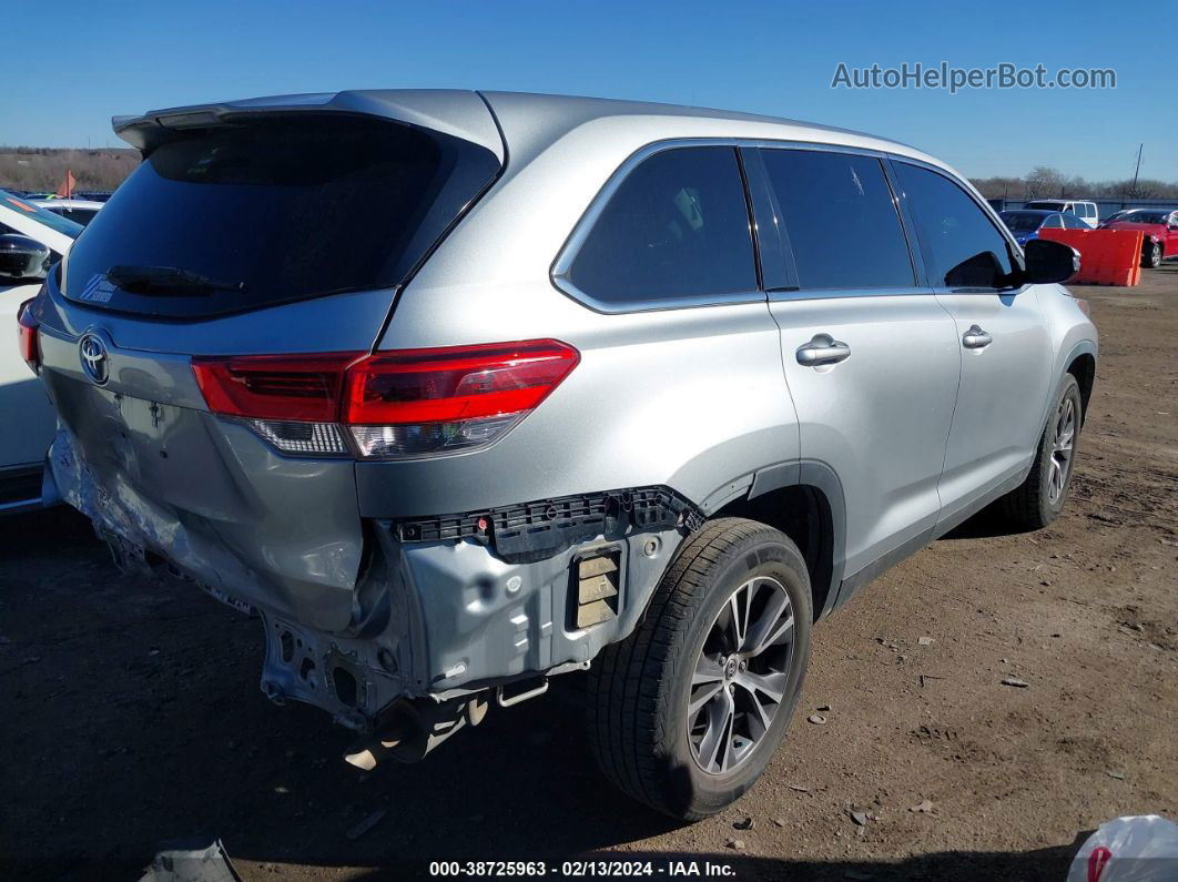 2019 Toyota Highlander Le Серебряный vin: 5TDZZRFHXKS313412