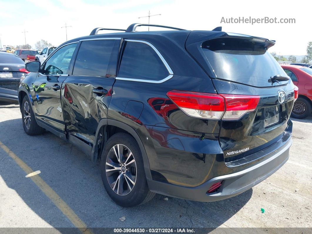 2019 Toyota Highlander Le/le Plus Black vin: 5TDZZRFHXKS315337