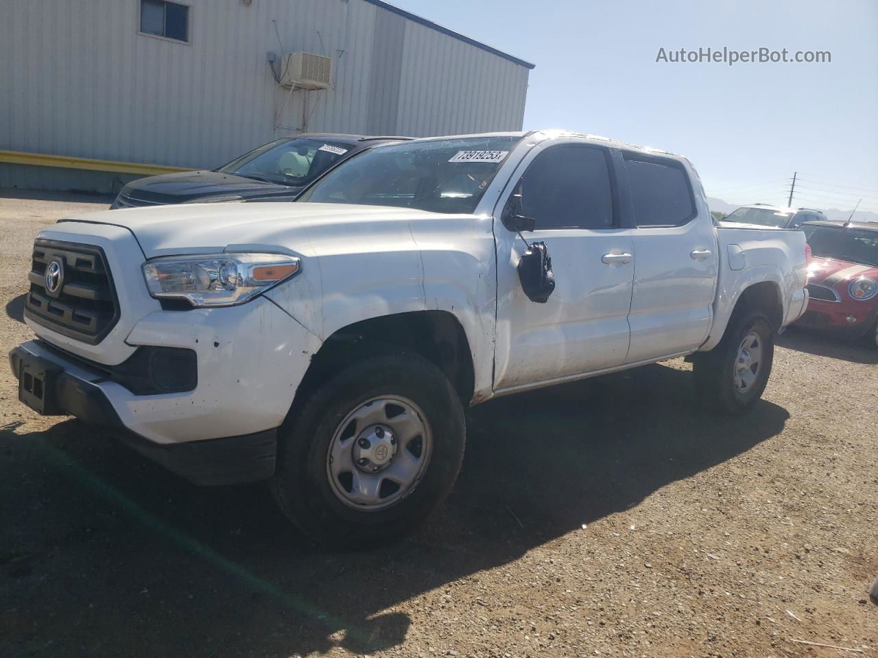 2017 Toyota Tacoma Double Cab White vin: 5TFAX5GN0HX101122