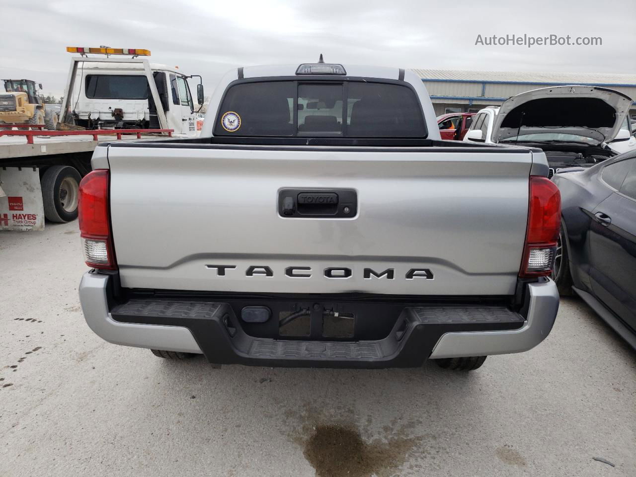 2019 Toyota Tacoma Double Cab Silver vin: 5TFAX5GN0KX141546