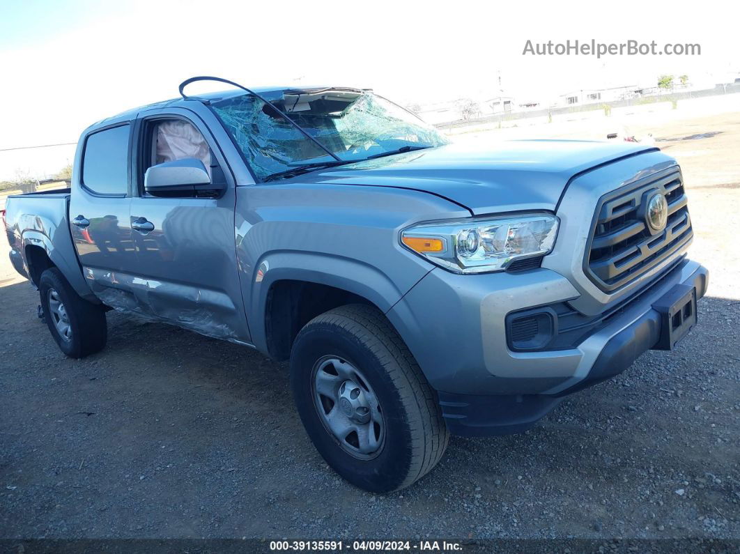 2019 Toyota Tacoma Sr Серебряный vin: 5TFAX5GN0KX158136