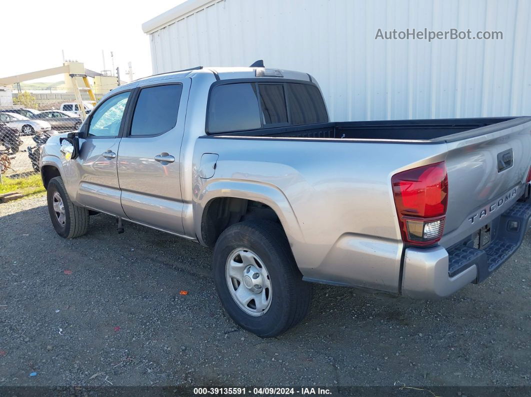 2019 Toyota Tacoma Sr Silver vin: 5TFAX5GN0KX158136