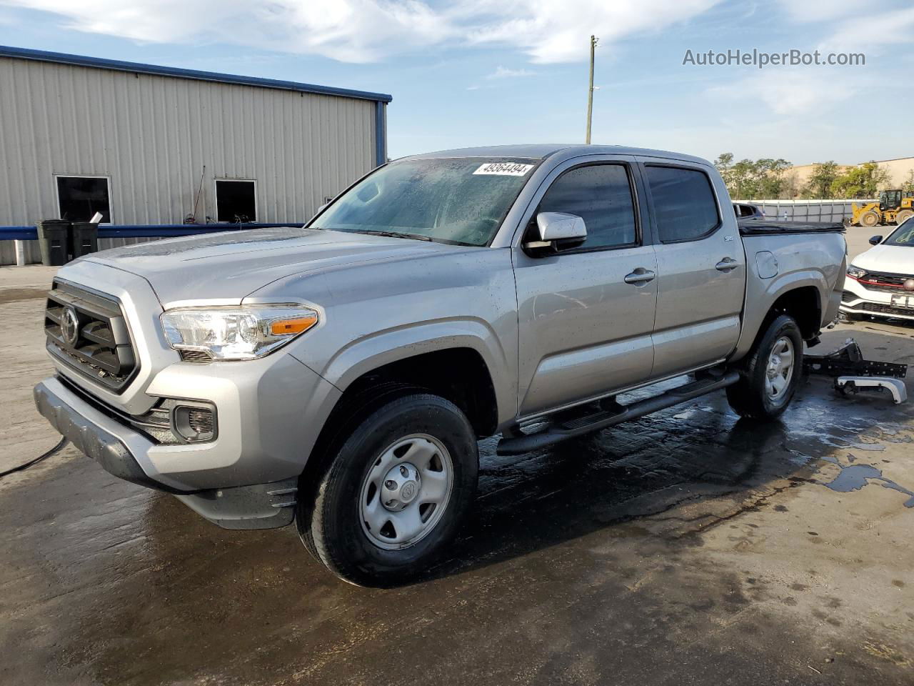 2020 Toyota Tacoma Double Cab Silver vin: 5TFAX5GN0LX170921